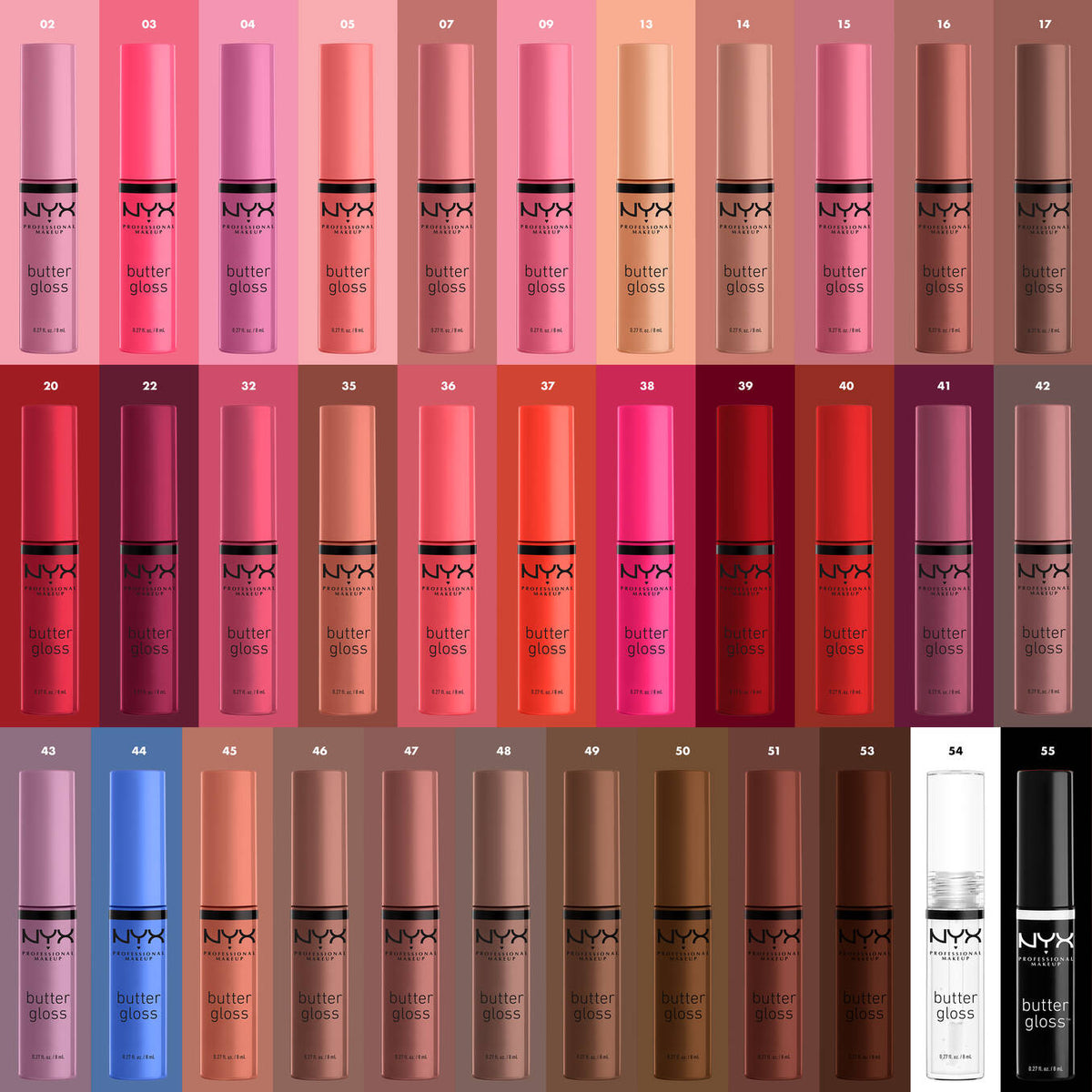 NYX BUTTER GLOSS NON-STICKY LIP GLOSS - 8ml