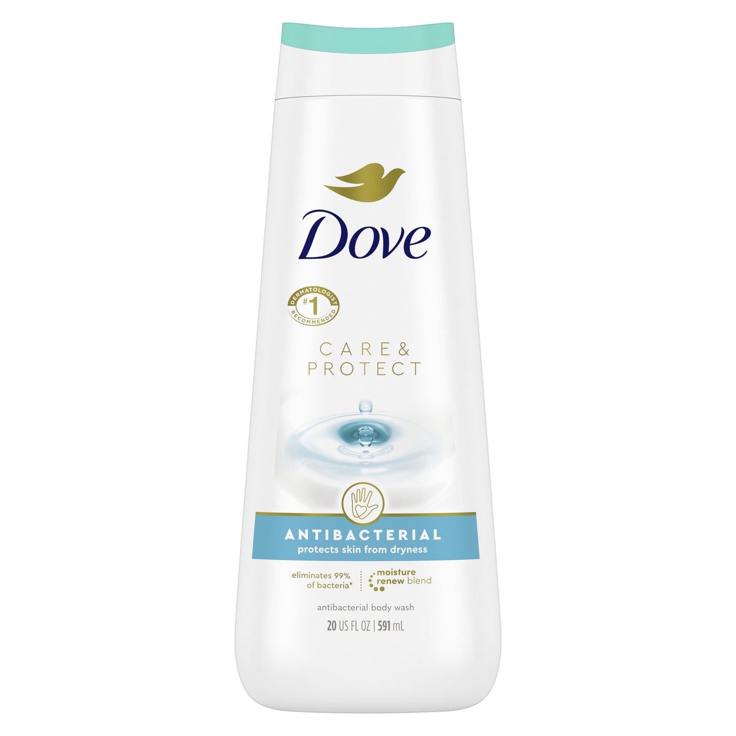 DOVE BODY WASH - CARE & PROTECTIVE ANTIBACTERIAL- 20oz