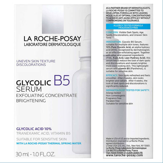 LA ROCHE POSAY GLYCOLIC B5 10% DARK SPOT CORRECTOR SERUM - 30ml