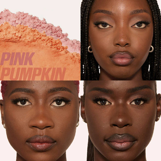 HUDA BEAUTY EASY BAKE BLURRING LOOSE BRIGHTENING + CORRECTING DUO - PINK PUMPKIN - 20g