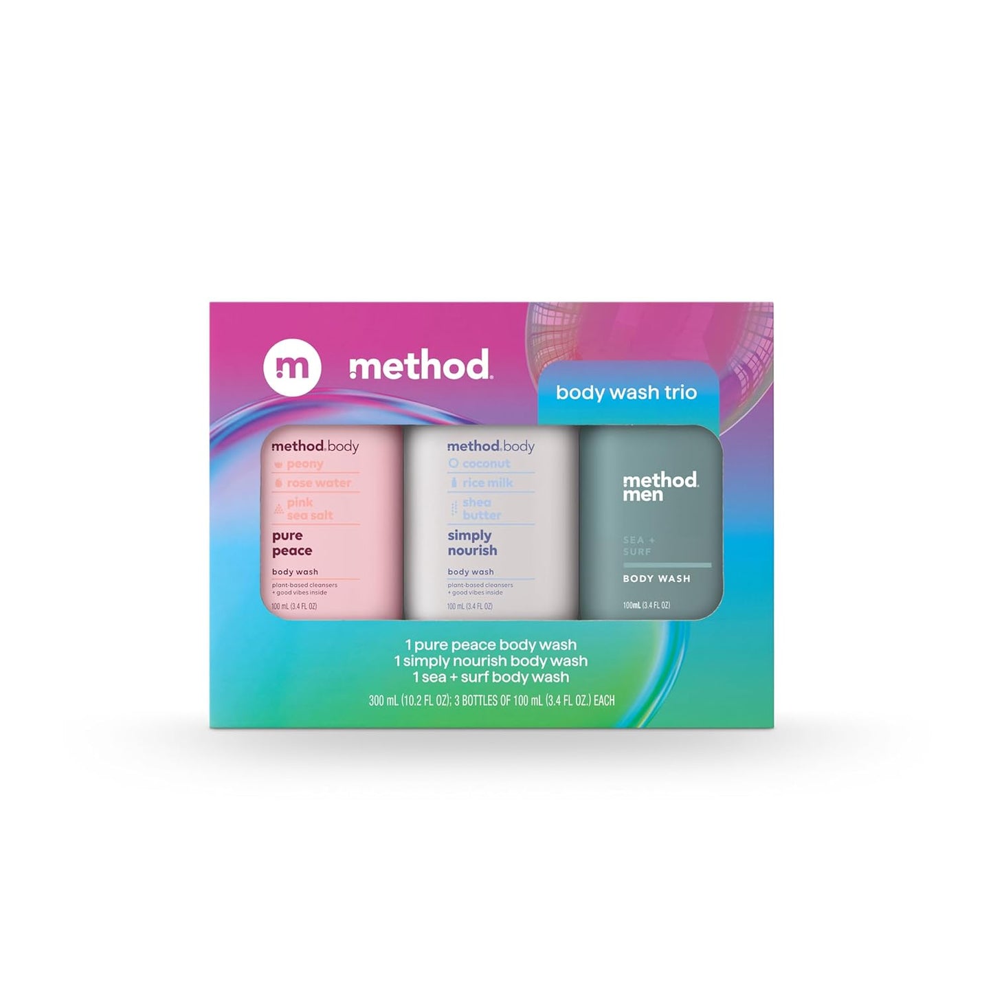 MERHOD BODY WASH SET - 100mlx3