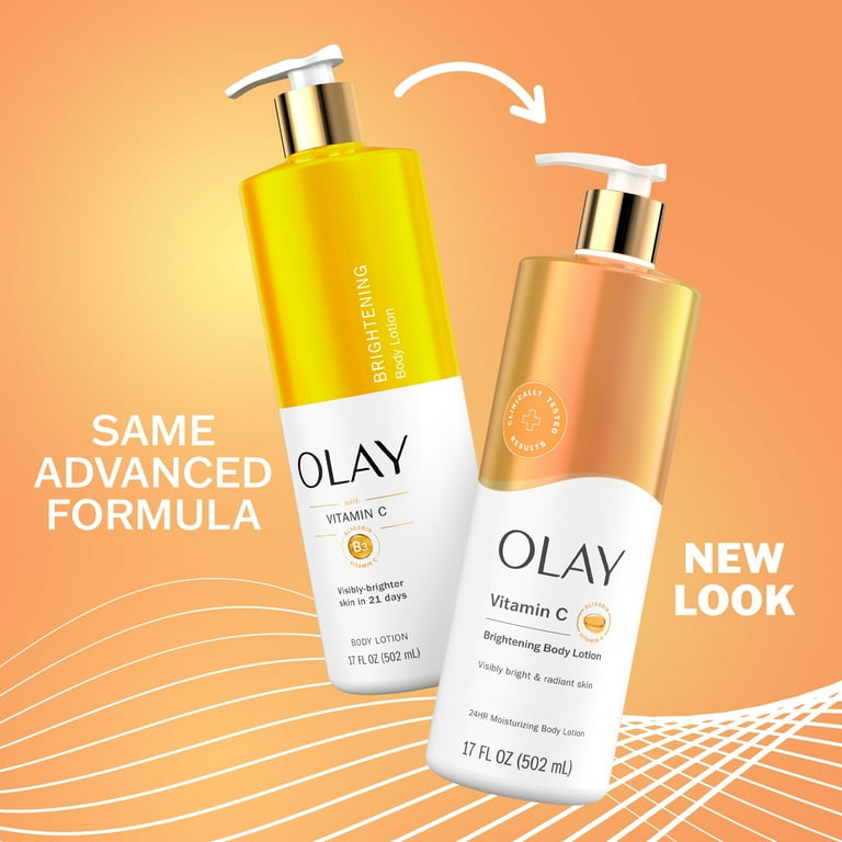 OLAY VITAMIN C BRIGHTENING BODY LOTION - 17oz