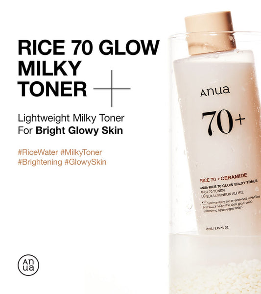 ANUA RICE 70 GLOW MILKY TONER