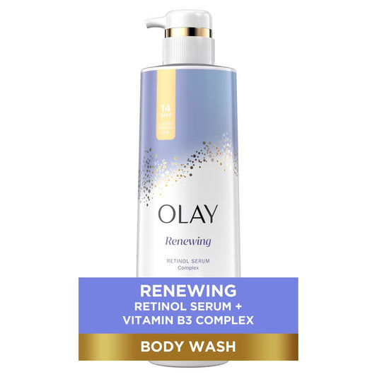 OLAY RENEWING RETINOL BODY WASH - 20oz