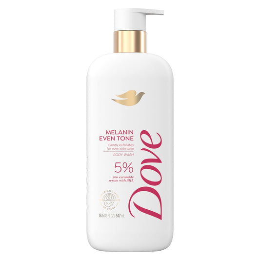 DOVE MELANIN EVEN TONE BODY WASH - 18.5oz