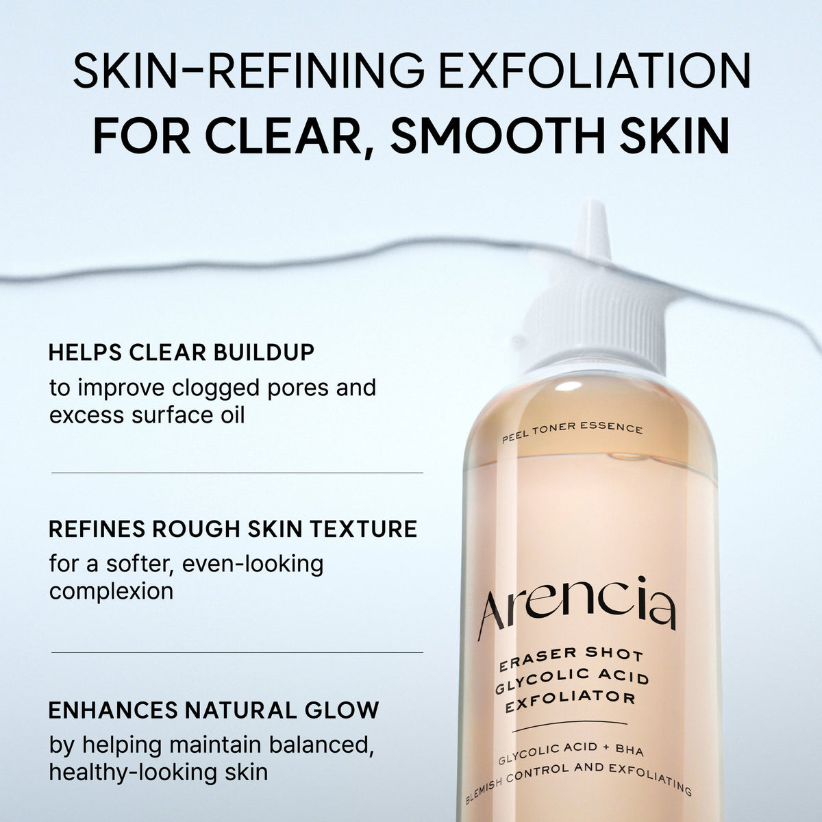 ARENCIA ERASER SHOT GLYCOLIC ACID EXFOLIATOR - 200ml