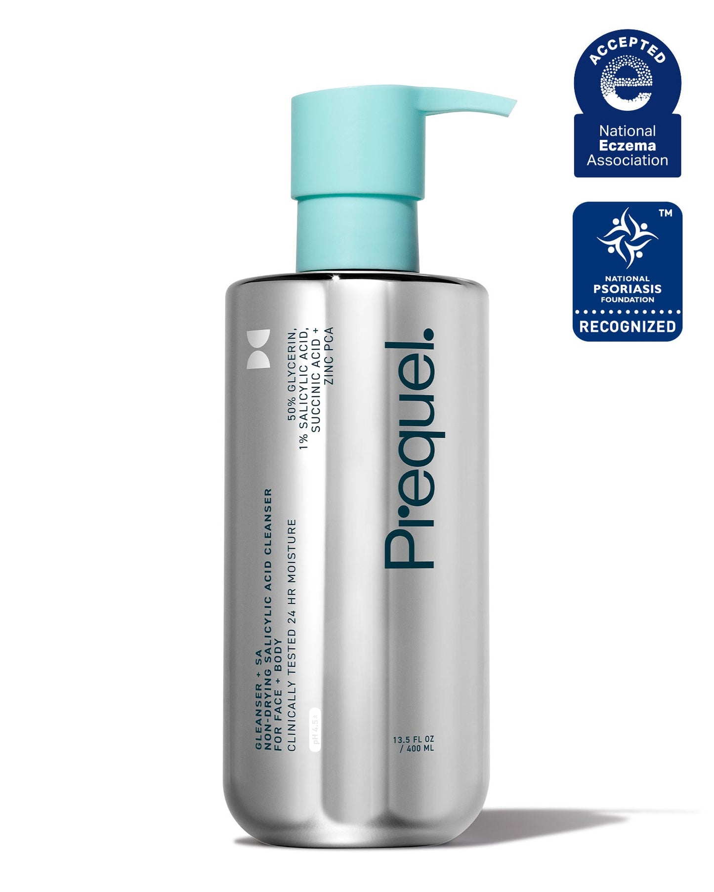 PREQUEL GLEANSER + SA
NON-DRYING SALICYLIC ACID CLEANSER - 500ml