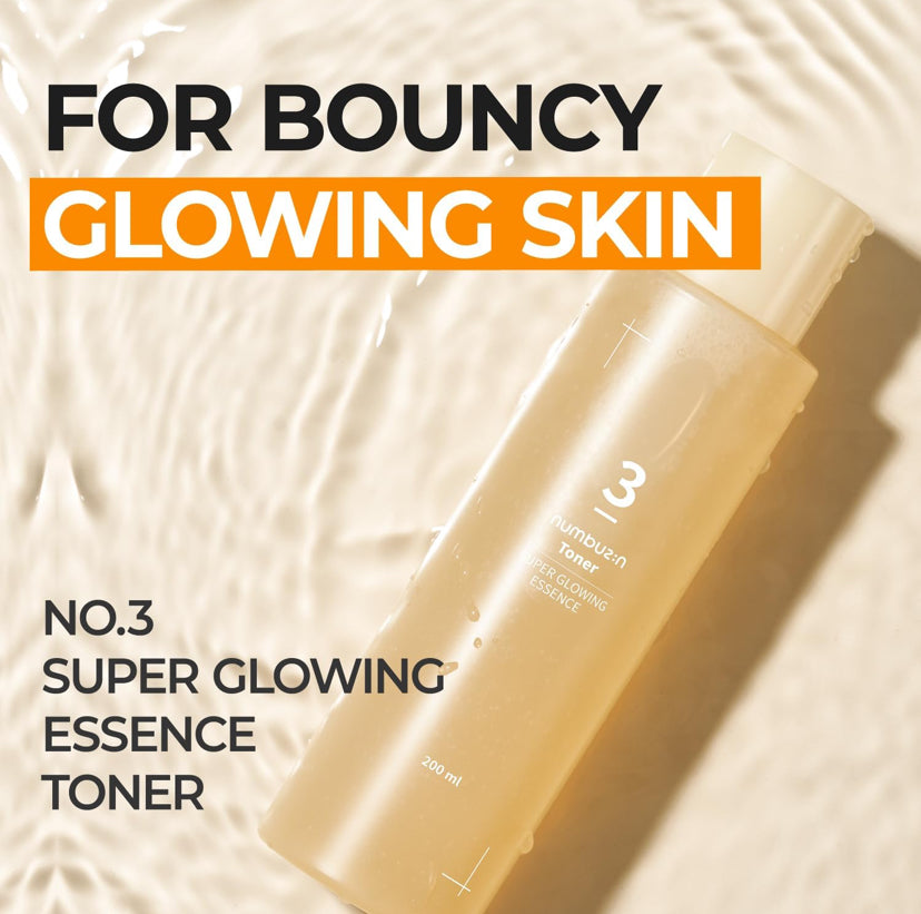 NUMBUZIN No.3 SUPER GLOWY ESSENCE TONER - 200ml
