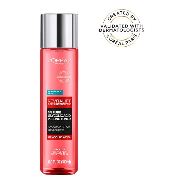 L’ORÉAL REVITALIFT 5% PURE GLYCOLIC ACID PEELING TONER - 180ml