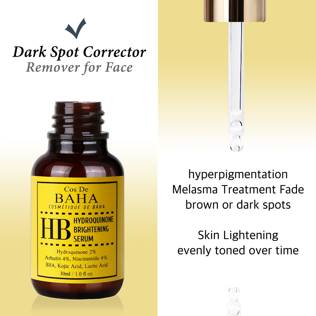 COS DE BAHA 2% HYDROQUINONE + ARBUTIN NIACINAMIDE 4% SERUM - 30ml