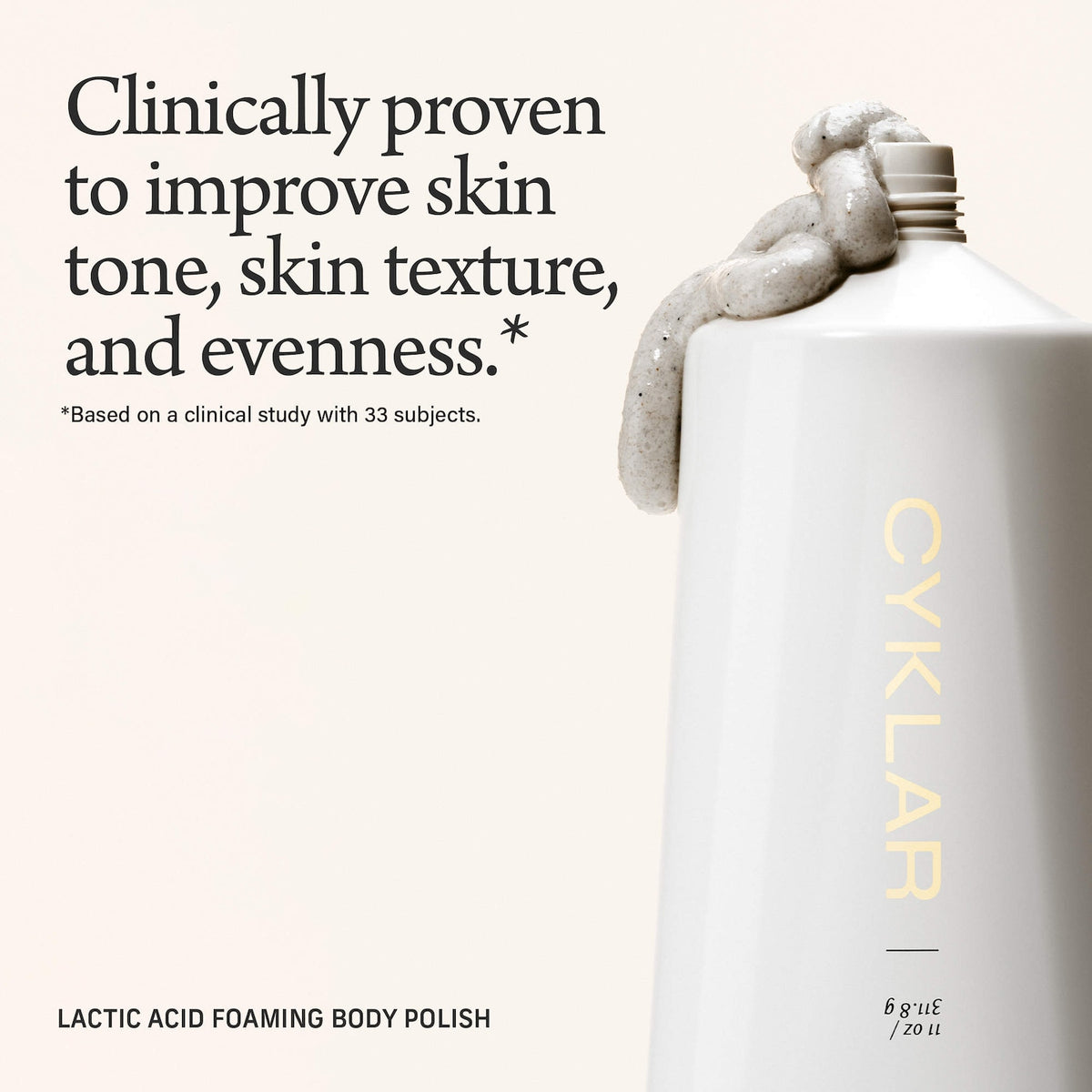 CYKLAR LACTIC ACID FOAMING BODY POLISH - 312ml