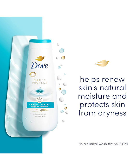 DOVE BODY WASH - CARE & PROTECTIVE ANTIBACTERIAL- 20oz