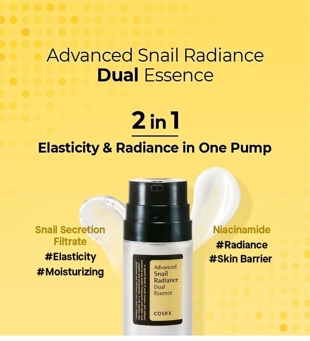 COSRX ADVANCED SNAIL RADIANCE DUAL ESSENCE
