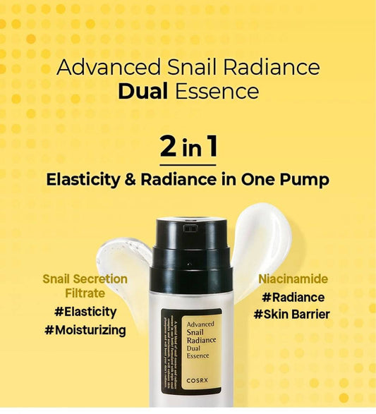COSRX ADVANCED SNAIL RADIANCE DUAL ESSENCE