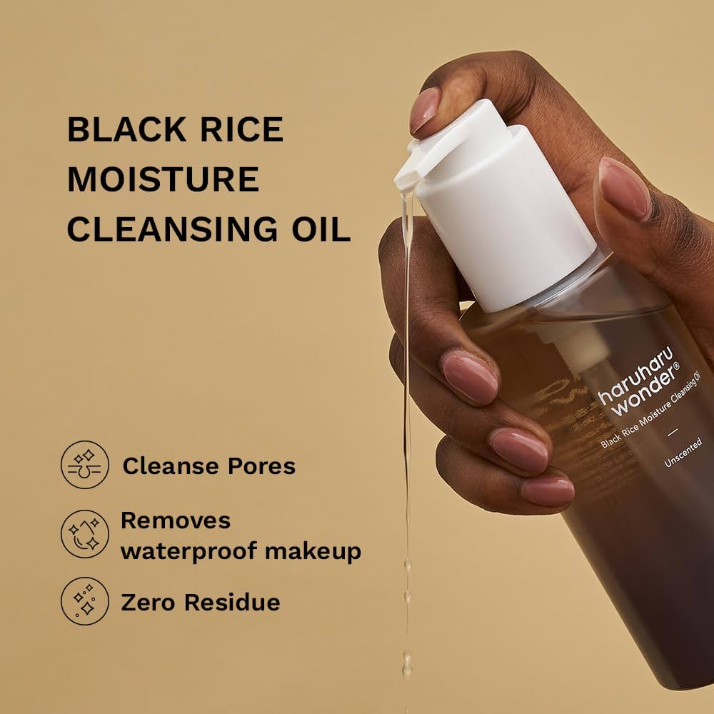 HARUHARU WONDER BLACK RICE MOISTURE CLEANSING OIL - 150ml