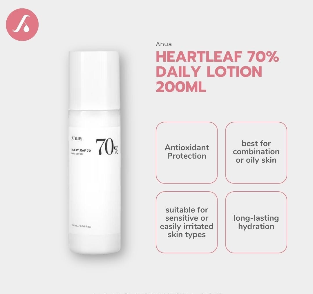 ANUA HEARTLEAF DAILY FACE LOTION - 200ml