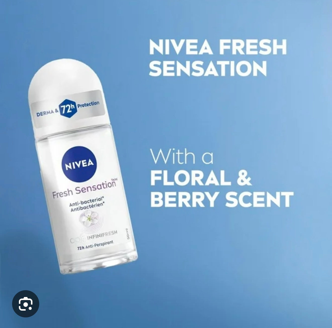 NIVEA FRESH SENSATION 72H ANTI-PERSPIRANT ROLL ON - 50ml