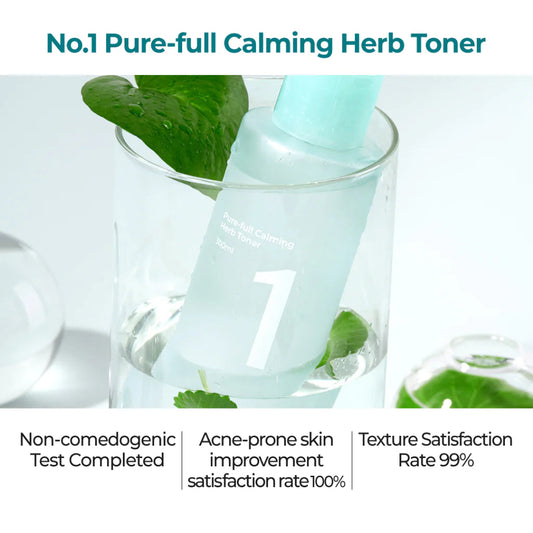 NUMBUZIN
No.1 PURE FULL CALMING
HERB TONER - 100ml