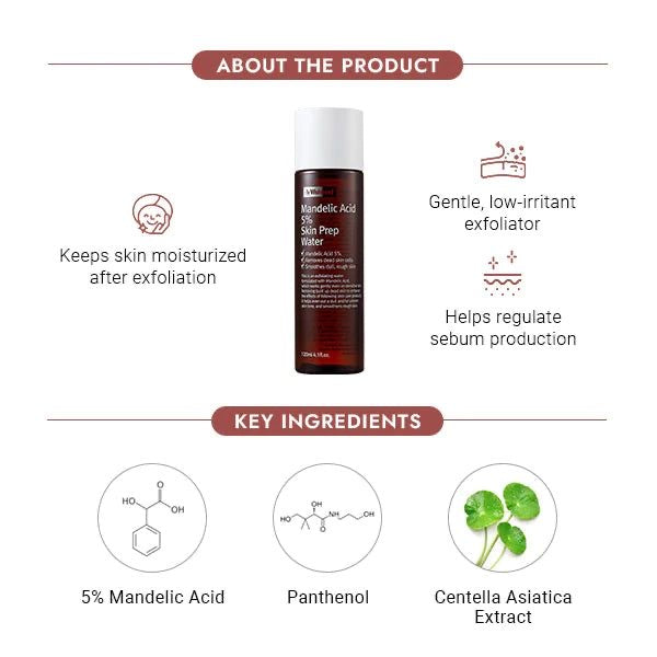 BY WISHTREND MANDELIC ACID 5% SKIN PREP WATER - 120ml