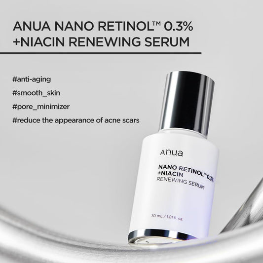 ANUA RETINOL 0.3% + NIACIN RENEWING SERUM - 30ml