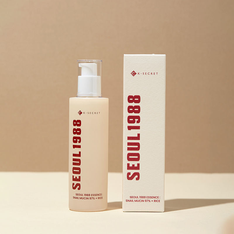 K-SECRET SEOUL 1988 ESSENCE : SNAIL MUCIN 97% + RICE - 100ml
