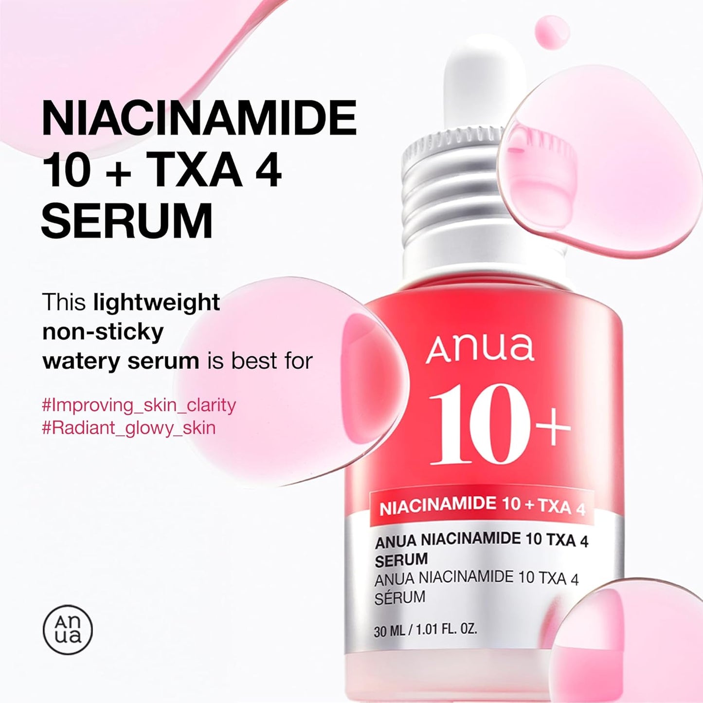 ANUA NIACINAMIDE 10%+TXA 4% DARK SPOT SERUM - 30ml