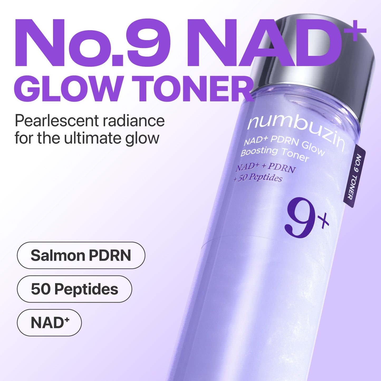NUMBUZIN NO.9 NAD+ PDRN GLOW BOOSTING TONER - 150ml