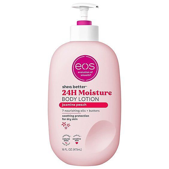 EOS SHEA BETTER JASMINE PEACH BODY LOTION - 16oz