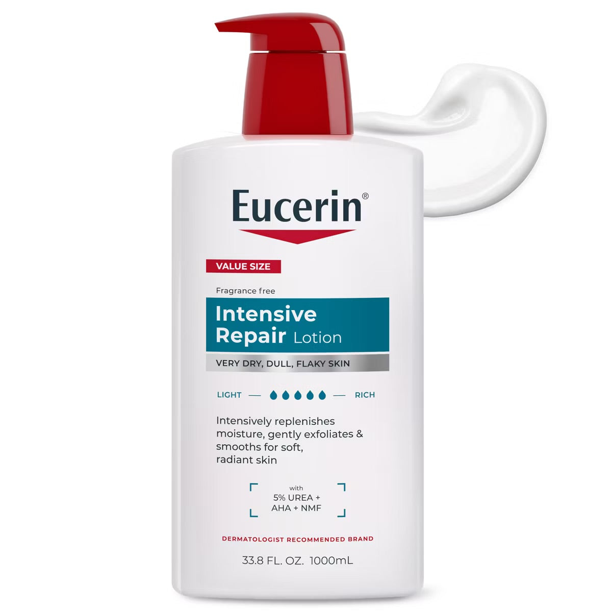 EUCERIN INTENSIVE REPAIR LOTION WITH ALPHA HYDROXY - 1000L