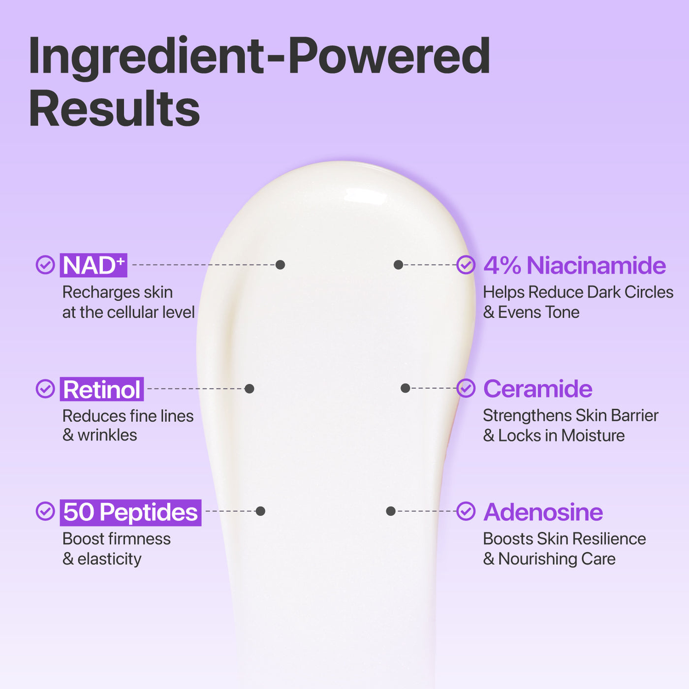 NUMBUZIN NO.9 NAD+ RETINOL VOLUMETOX EYE CREAM - 20ml