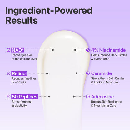 NUMBUZIN NO.9 NAD+ RETINOL VOLUMETOX EYE CREAM - 20ml