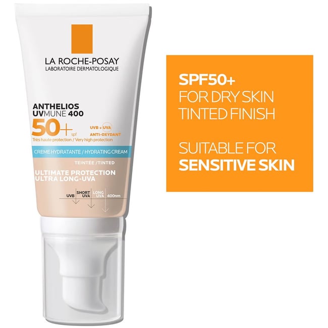 LA ROCHE POSAY ANTHELIOS UVMUNE400 HYDRATING TINTED CREAM SPF50+ 50ml