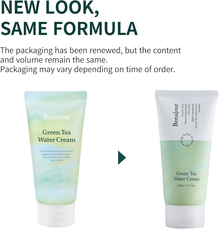 BONAJOUR GREEN TEA WATER CREAM - 100ml