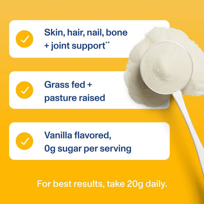VITAL PROTEINS VANILLA COLLAGEN AND PEPTIDES POWDER - 237g