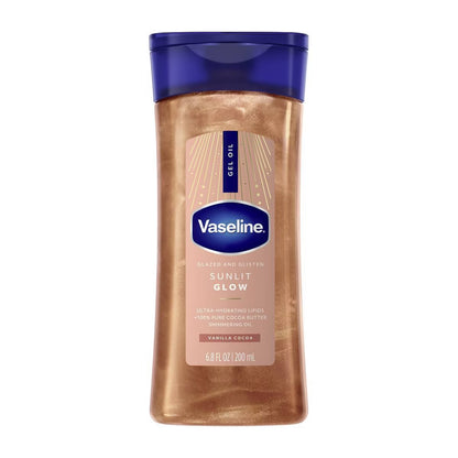 VASELINE SUNLIT GLOW SHIMMERING GEL BODY OIL - 200ml
