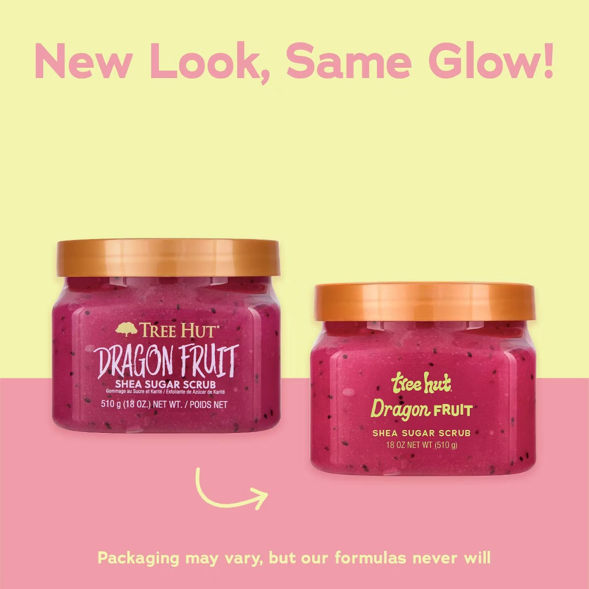 TREE HUT DRAGON FRUIT SHEA SUGAR BODY SCRUB - 18oz