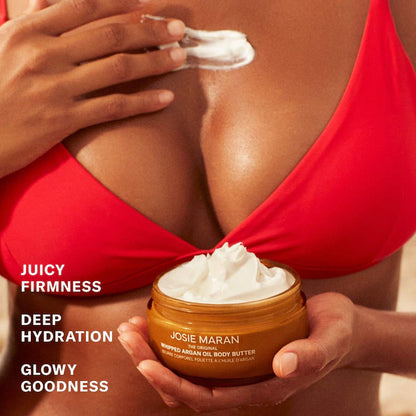JOSIE MARAN VANILLA VIBEZZZ WHIPPED ARGAN OIL REFILLABLE BODY BUTTER