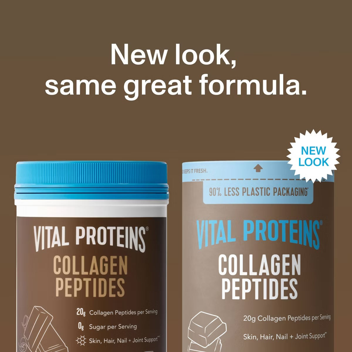 VITAL PROTEINS CHOCOLATE COLLAGEN PEPTIDE SUPPLEMENT - 383g