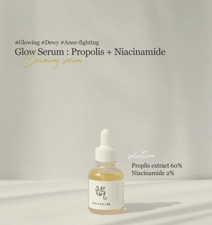 BEAUTY OF JOSEON GLOW SERUM: PROPOLIS + NIACINAMIDE  - 60ml