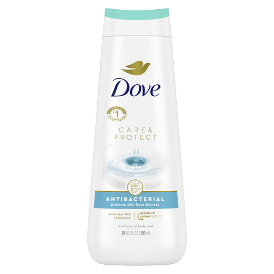 DOVE BODY WASH - CARE & PROTECTIVE ANTIBACTERIAL- 20oz