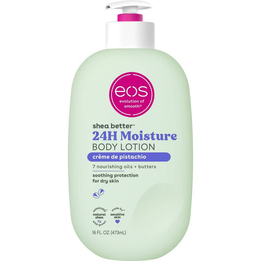EOS  SHEA BETTER 24H MOISTURE CRÈME DE PISTACHIO BODY LOTION - 16oz