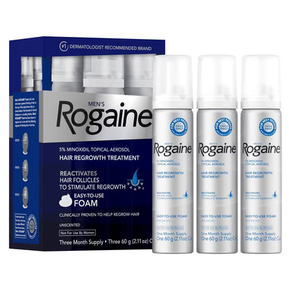 ROGAINE 5% MINOXIDILFOAM FOR HAIR REGROWTH
