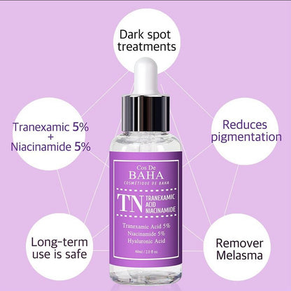COS DE BAHA TRANEXAMIC ACID 5% &  NIACINAMIDE  5% SERUM - 30ml