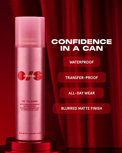 ONE/SIZE BY PATRICK STARR ON TIL DAWN MATTIFYING WATERPROOF SETTING SPRAY