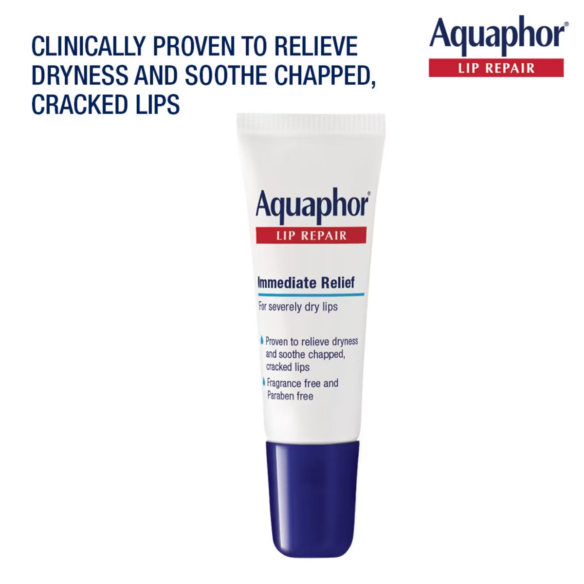 AQUAPHOR IMMEDIATE RELIEF LIP REPAIR BALM - 10ml