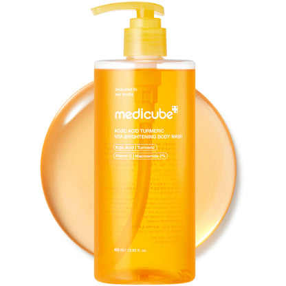 MEDICUBE KOJIC ACID TURMERIC BRIGHTENING BODY WASH -