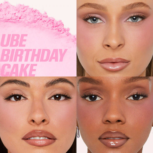HUDA BEAUTY EASY BAKE BLURRING LOOSE BAKING & SETTING POWDER - UBE BAKING CAKE