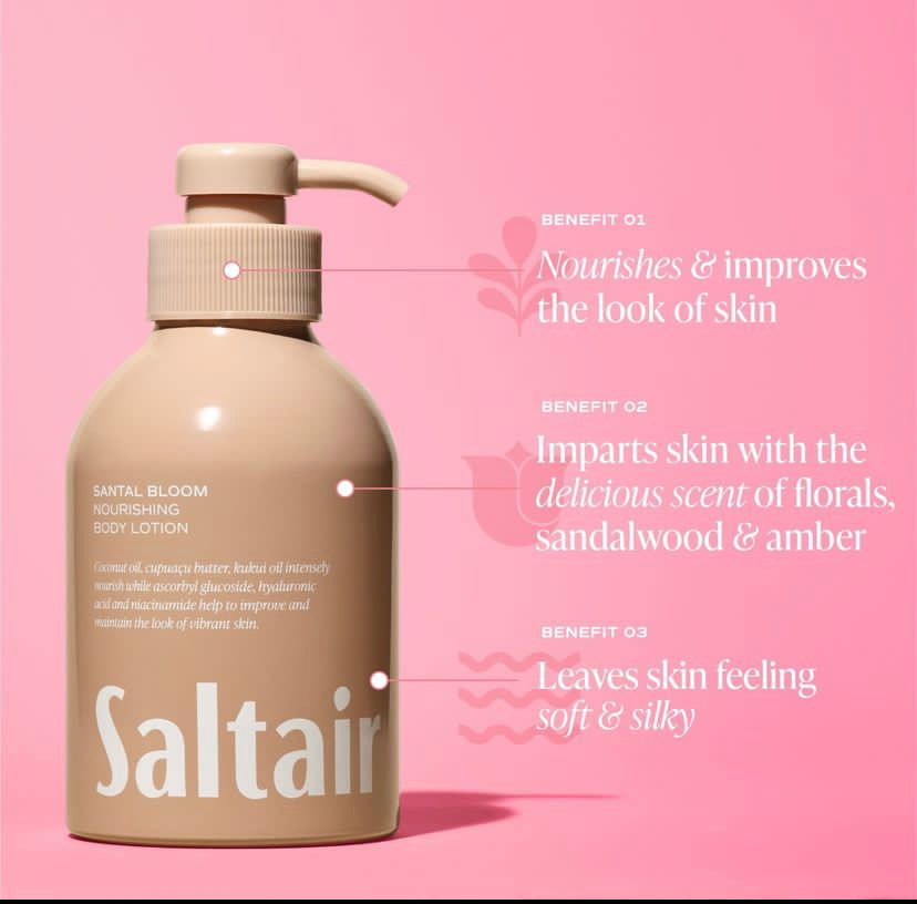 SALTAIR SANTAL BLOOM BODY LOTION - 420ml