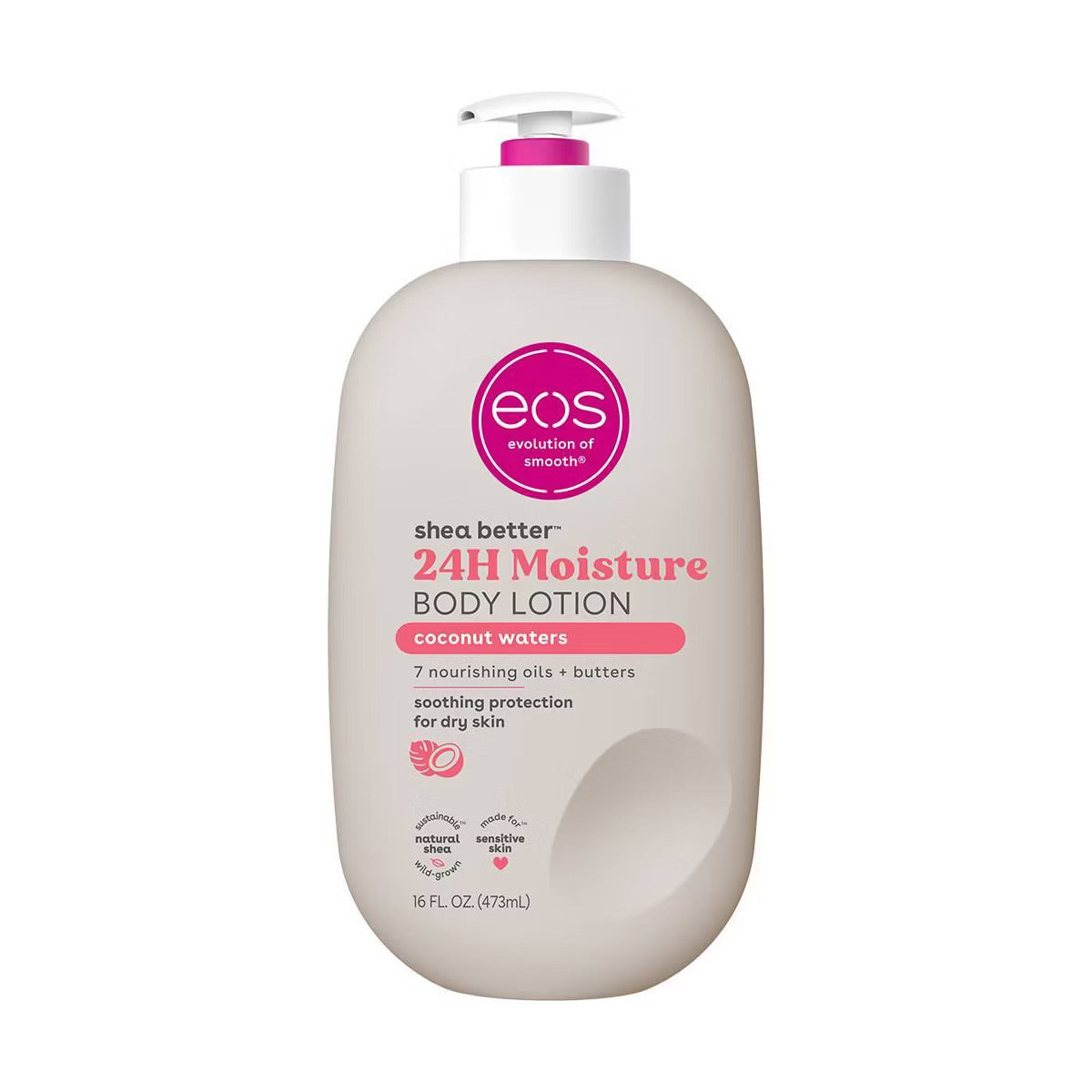 EOS SHEA BETTER 24H MOISTURE BODY LOTION COCONUT WATERS - 16oz