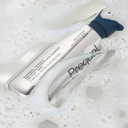 PREQUEL GLEANSER + GLYCOLIC
NON-DRYING GLYCOLIC ACID CLEANSER -